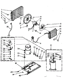 Unit Parts parts for Kenmore Room Air Conditioner 106.8720690 (1068720690, 106 8720690) from AppliancePartsPros.com