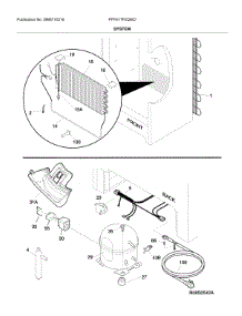 System parts for Frigidaire Freestanding Freezer FFFH17F2QWD from AppliancePartsPros.com