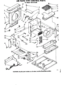 Air Flow And Control Parts parts for Kenmore Room Air Conditioner 106.8721280 (1068721280, 106 8721280) from AppliancePartsPros.com