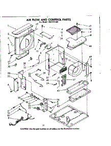 Air Flow And Control Parts parts for Kenmore Room Air Conditioner 106.8721491 (1068721491, 106 8721491) from AppliancePartsPros.com