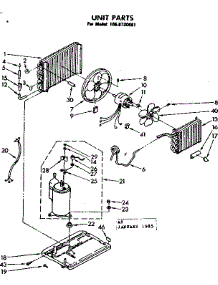 Unit Parts parts for Kenmore Room Air Conditioner 106.8720691 (1068720691, 106 8720691) from AppliancePartsPros.com