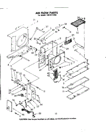Air Flow Parts parts for Kenmore Room Air Conditioner 106.8721290 (1068721290, 106 8721290) from AppliancePartsPros.com