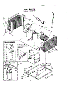 Unit Parts parts for Kenmore Room Air Conditioner 106.8721290 (1068721290, 106 8721290) from AppliancePartsPros.com