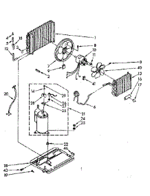 Unit Parts parts for Kenmore Room Air Conditioner 106.8740580 (1068740580, 106 8740580) from AppliancePartsPros.com