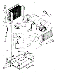 Unit Parts parts for Kenmore Room Air Conditioner 106.8750870 (1068750870, 106 8750870) from AppliancePartsPros.com