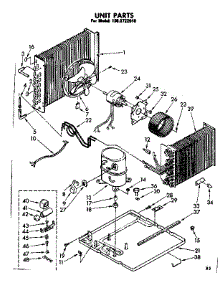 Unit Parts parts for Kenmore Room Air Conditioner 106.8722010 (1068722010, 106 8722010) from AppliancePartsPros.com