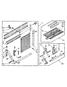 Installation parts for Kenmore Room Air Conditioner 106.8761492 (1068761492, 106 8761492) from AppliancePartsPros.com