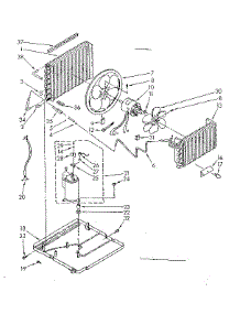 Unit Parts parts for Kenmore Room Air Conditioner 106.8751190 (1068751190, 106 8751190) from AppliancePartsPros.com