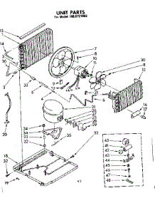 Unit Parts parts for Kenmore Room Air Conditioner 106.8721082 (1068721082, 106 8721082) from AppliancePartsPros.com