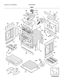 Body parts for Frigidaire Range FFED3026TSB from AppliancePartsPros.com