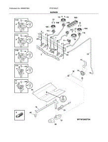 Burner parts for Frigidaire Range FFGF3052TBA from AppliancePartsPros.com