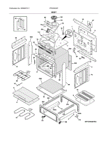 Body parts for Frigidaire Range FFES3026TBC from AppliancePartsPros.com