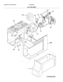 Container parts for Frigidaire Refrigerator FGSS2635TE5 from AppliancePartsPros.com