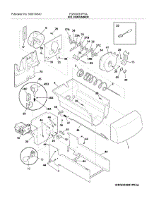 Container parts for Frigidaire Refrigerator FGHS2631PF5A from AppliancePartsPros.com
