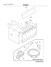 Ice Maker parts for Frigidaire Refrigerator FGHS2631PF5A from AppliancePartsPros.com