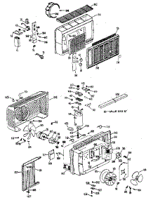 Room Air Conditioner parts for Kenmore Room Air Conditioner 484.8770631 (4848770631, 484 8770631) from AppliancePartsPros.com
