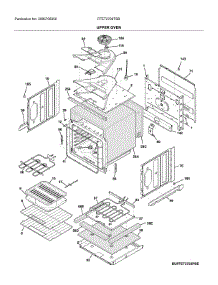 Upper Oven parts for Frigidaire Wall Oven FFET2726TSB from AppliancePartsPros.com