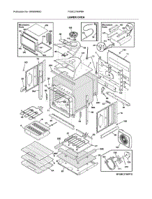 Lower Oven parts for Frigidaire Wall Oven FGMC2765PBH from AppliancePartsPros.com