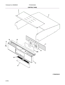 Control Panel parts for Frigidaire Wall Oven FFGW2425QSC from AppliancePartsPros.com