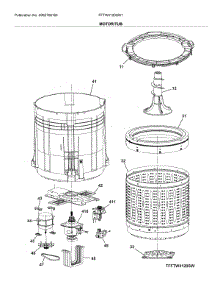 Motor / Tub parts for Frigidaire Washer FFTW4120SW1 from AppliancePartsPros.com