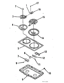 Optional Electric Coil Module Kit 4998520 parts for Kenmore Cooktop 911.4338590 (9114338590, 911 4338590) from AppliancePartsPros.com
