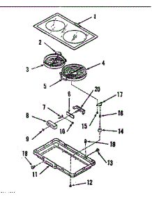 Optional Electric Radiant Module Kit 4998730 parts for Kenmore Cooktop 911.4398510 (9114398510, 911 4398510) from AppliancePartsPros.com