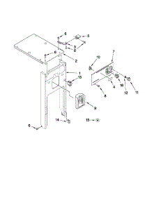 Panel And Control Parts parts for Kenmore Trash Compactor 665.13633102 (66513633102, 665 13633102) from AppliancePartsPros.com