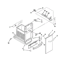 Container Parts parts for Kenmore Trash Compactor 665.13633102 (66513633102, 665 13633102) from AppliancePartsPros.com