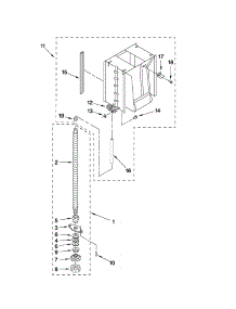 Powerscrew And Ram Parts parts for Kenmore Trash Compactor 665.14723111 (66514723111, 665 14723111) from AppliancePartsPros.com