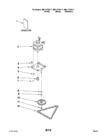 Motor And Drive Parts parts for Kenmore Trash Compactor 665.14739111 (66514739111, 665 14739111) from AppliancePartsPros.com