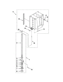 Powerscrew And Ram Parts parts for Kenmore Trash Compactor 665.14732111 (66514732111, 665 14732111) from AppliancePartsPros.com