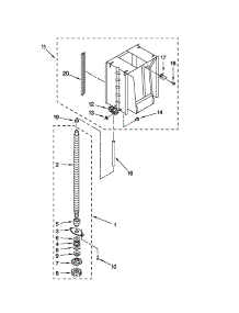 Powerscrew And Ram Parts parts for Kenmore Trash Compactor 665.14723110 (66514723110, 665 14723110) from AppliancePartsPros.com
