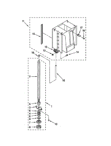 Powerscrew And Ram Parts parts for Kenmore Trash Compactor 665.14739110 (66514739110, 665 14739110) from AppliancePartsPros.com