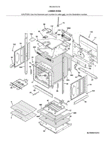 Lower Oven parts for Kenmore Wall Oven 790.49413315 (79049413315, 790 49413315) from AppliancePartsPros.com