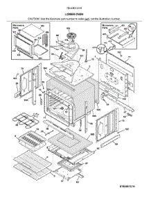 Lower Oven parts for Kenmore Wall Oven 790.49613318 (79049613318, 790 49613318) from AppliancePartsPros.com