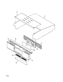 Control Panel parts for Kenmore Wall Oven 790.40342810 (79040342810, 790 40342810) from AppliancePartsPros.com