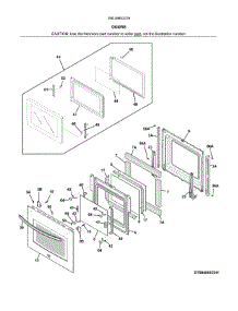 Doors parts for Kenmore Wall Oven 790.49603318 (79049603318, 790 49603318) from AppliancePartsPros.com