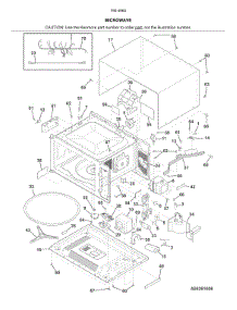 Microwave parts for Kenmore Wall Oven 790.49609317 (79049609317, 790 49609317) from AppliancePartsPros.com