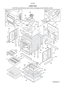Lower Oven parts for Kenmore Wall Oven 790.49602317 (79049602317, 790 49602317) from AppliancePartsPros.com
