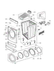 Drum And Tub Parts parts for Kenmore Dryer 796.81392610 (79681392610, 796 81392610) from AppliancePartsPros.com