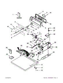Top And Console Parts parts for Kenmore Dryer 110.6992310 (1106992310, 110 6992310) from AppliancePartsPros.com