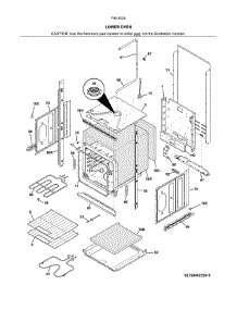Lower Oven parts for Kenmore Wall Oven 790.40259412 (79040259412, 790 40259412) from AppliancePartsPros.com