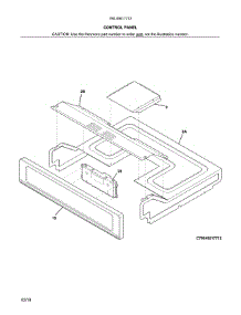 Control Panel parts for Kenmore Wall Oven 790.49517712 (79049517712, 790 49517712) from AppliancePartsPros.com