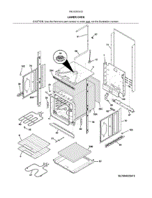 Lower Oven parts for Kenmore Wall Oven 790.40253412 (79040253412, 790 40253412) from AppliancePartsPros.com