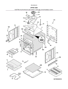 Upper Oven parts for Kenmore Wall Oven 790.40253412 (79040253412, 790 40253412) from AppliancePartsPros.com