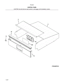 Control Panel parts for Kenmore Wall Oven 790.40272412 (79040272412, 790 40272412) from AppliancePartsPros.com