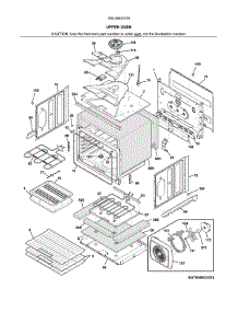 Upper Oven parts for Kenmore Wall Oven 790.49533316 (79049533316, 790 49533316) from AppliancePartsPros.com