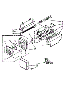 Icemaker parts for Kenmore Freestanding Ice Maker 767.9894250 (7679894250, 767 9894250) from AppliancePartsPros.com
