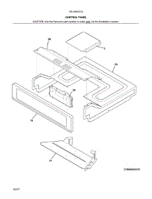 Control Panel parts for Kenmore Wall Oven 790.49503314 (79049503314, 790 49503314) from AppliancePartsPros.com