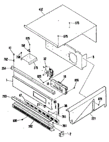 Control Panel parts for Kenmore Wall Oven 911.4712991 (9114712991, 911 4712991) from AppliancePartsPros.com